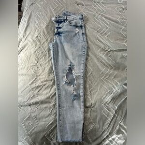 Curvy straight jeans